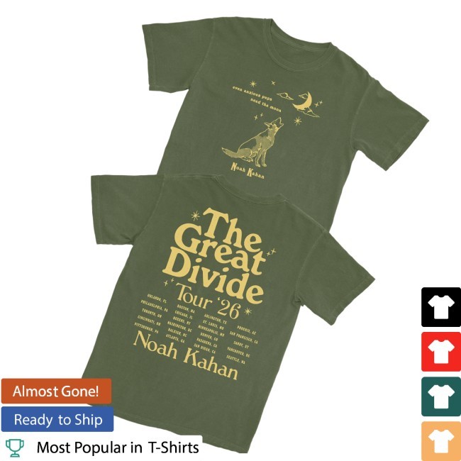 Noah Kahan Merch Store Anxious Pup Tour Shirt