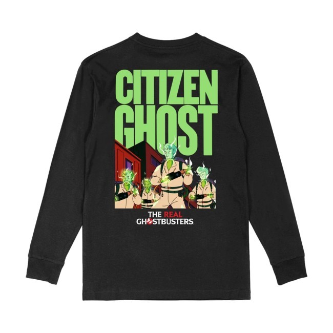 Retrokid Store Merch The Real Ghostbusters Spectral Long Sleeve - Black