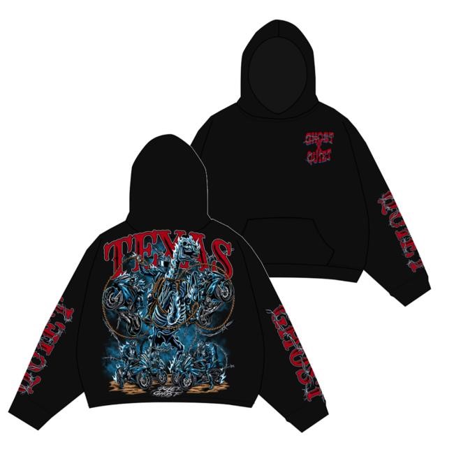 Quiet Racing Club Merch Store Texas Hoodie V2