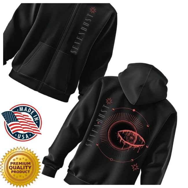 Sevendust Store Merch Store 7D Starry Eyes Thick Hoodie