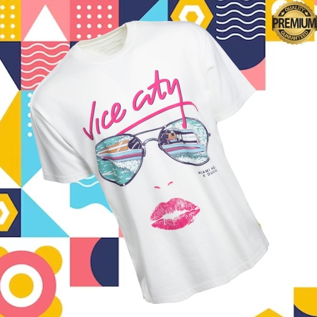 Miami Heat Store Merch Court Culture X Duvin Vice City Shades Tee