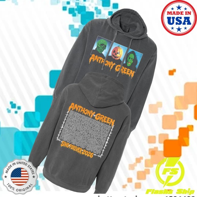 Born Losers Records Merch Store Anthony Green - Sing Forever Halloween Hoodie