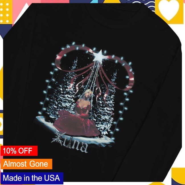 Christina Aguilera Merch Store Christmas In Paris Long Sleeve Tee