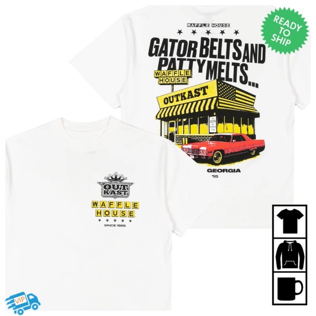 Outkast Store Merch Store Front White Tee